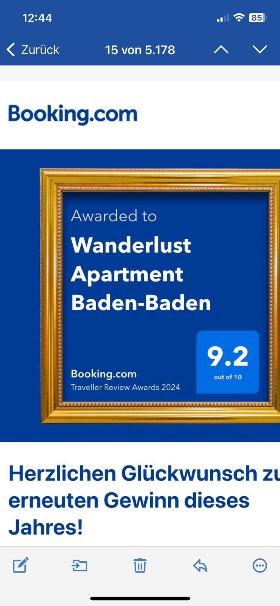 Wanderlust Apartment Μπάντεν-Μπάντεν Εξωτερικό φωτογραφία